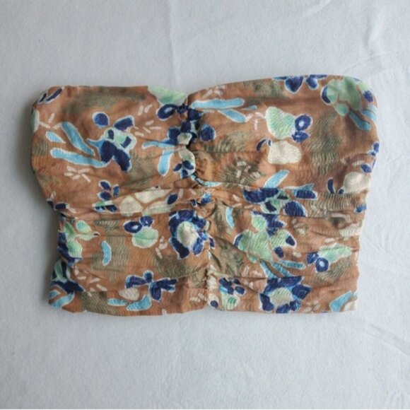 Wilfred Tops - Wilfred Fatale Linen Molten Camel/Soft Blush Camisole Size 0